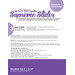 Supreme Slider front page of packaging, listing use and care instructions