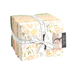 photo of flower girl fabric bundle in lovely pastel shades of white, green, yellow, and pink on a white background