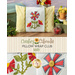Collage photo showing different angles of a pillow featuring a cluster of 3 daisies with the words 