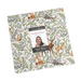 photo of fabric square bundle for woodland winter on a white background
