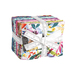 photo of fabric bundle for coming up roses on white background