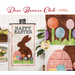 Collage image of the Door Banner for April featuring a chocolate bunny, Easter egg, and flowers with the words 