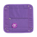 Photo of the purple trivet unsnapped and laying flat on a white background