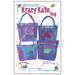 The front cover of the Krazy Kate Pattern showing the finished bag