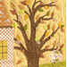 A super close up on the tree, demonstrating details on the embellishments, fabric, piecing, and top quilting.