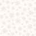 White fabric with tonal white snowflakes all over