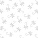 Digital image of tonal white fabric featuring candy canes and bows