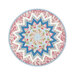The Point of View Kaleidoscope Folded Star Table Topper Kit in French Roses, isolated on a white background