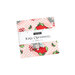 digital image of the Kitty Christmas fabrics charm pack on a white background