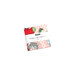 digital image of the Kitty Christmas mini fabric squares on a white background