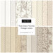 collage of all 3 sisters favorites - vintage linens fabrics in lovely shades of cream and beige