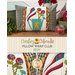 Collage photo showing different angles of a pillow featuring a watering can with flowers and a flag inside with the words 