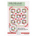 Pattern cover showing a digital mockup of the completed project in red, green, and white, on a white background.