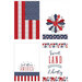 Digital Panel for towels featuring patriotic colors and sayings