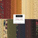 A collage of red, green, tan, blue, and purple fabrics in the Daisy Lane collection