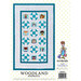 The back of the pattern showing the completed twin quilt project