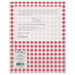 The back of the Lori Holt Vintage Cloth - 14ct Aida Evenweave Oatmeal package isolated on a white background