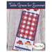 Front of Table Grace for Summer pattern featuring finished table runner displayed on a wooden table.