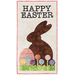 The completed Happy Easter Door Banner, isolated on a white background.