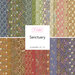 A collage of the fabrics included in the Sanctuary 10