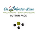 The 4 olive and black buttons included in the Sunflower Slope button pack, isolated on a white background.