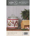 Front of the Jolly Cookie Jar Wraps pattern featuring the wrap displayed on a jar 