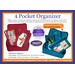 4 Pocket Organizer Purple