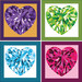 Annie: A Heart-Shaped Gemstone Pattern