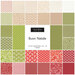 Collage of the fabrics included in the Buon Natale Fat Quarter Set.