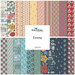 A stacked collage of vintage fabrics with an Emma by Riley Blake Designs tag in the center