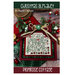 The front of the Christmas Alphabet pattern showing the finished cross stitch project