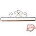 12 inch gold french curlicue craft hanger with a wooden dowel.