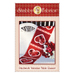 The front of the Patchwork Valentine Table Runner pattern by Shabby Fabrics