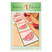 The front of the Patchwork Watermelon Table Runner Pattern by Shabby Fabrics