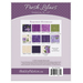 The back of the Fresh Lilacs pattern by Shabby Fabrics listing the required materials.