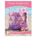 The front of the Trendy Triangle Tote Bag Pattern by Shabby Fabrics
