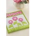 Cut Pot Holders that includes pink flowers and green stems on background