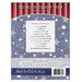 The back of the Patriotic Starry Path Quilt pattern by Shabby Fabrics