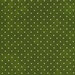 mottled dark green fabric with tiny cream polka dots