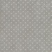 mottled gray fabric with tiny cream polka dots