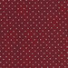 Fabric features tiny cream polka dots on mottled dark crimson red | Shabby Fabrics