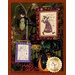 Image of the Sit For A Spell Quilt & Stitchering which features an appliqué witch wall hanging with embroidered words 