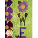Beautiful applique lettering on the A Year In Words Wall Hanging - May