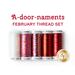Thread set for A-door-naments February kit