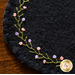 Wooly Mug Mat - April - Stitching Details Close Up