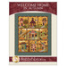 The front of the Welcome Home in Autumn pattern by Shabby Fabrics