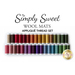 The 33 piece wool applique thread set for Simple Sweet Mats