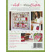 The back cover of the We Whisk You A Merry Christmas book showing the 5 included projects