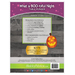 The back of the What A Boo-tiful Night Table Runner Pattern showing the fabric requirements