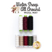 The coordinated thread set for the Winter Sheep All Around Mat | Shabby Fabrics